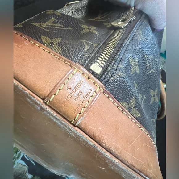 Authentic Louis Vuitton ALMA PM Brown Monogram Handbag LV purse bag 12”x9” - Picture 9 of 15